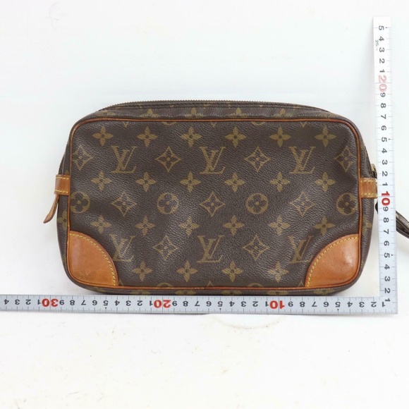 Authentic Louis Vuitton Clutch Marly Dragonne GM - Picture 3 of 8